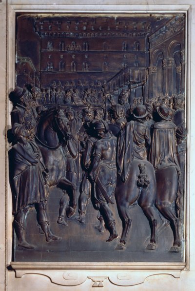 St. Agostino Preaching to the Florentines by Giambologna
